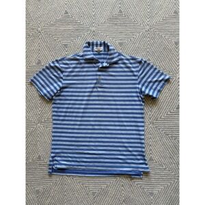 Peter Millar Summer Comfort Polo Shirt‎ - Blue Stripe - Small
